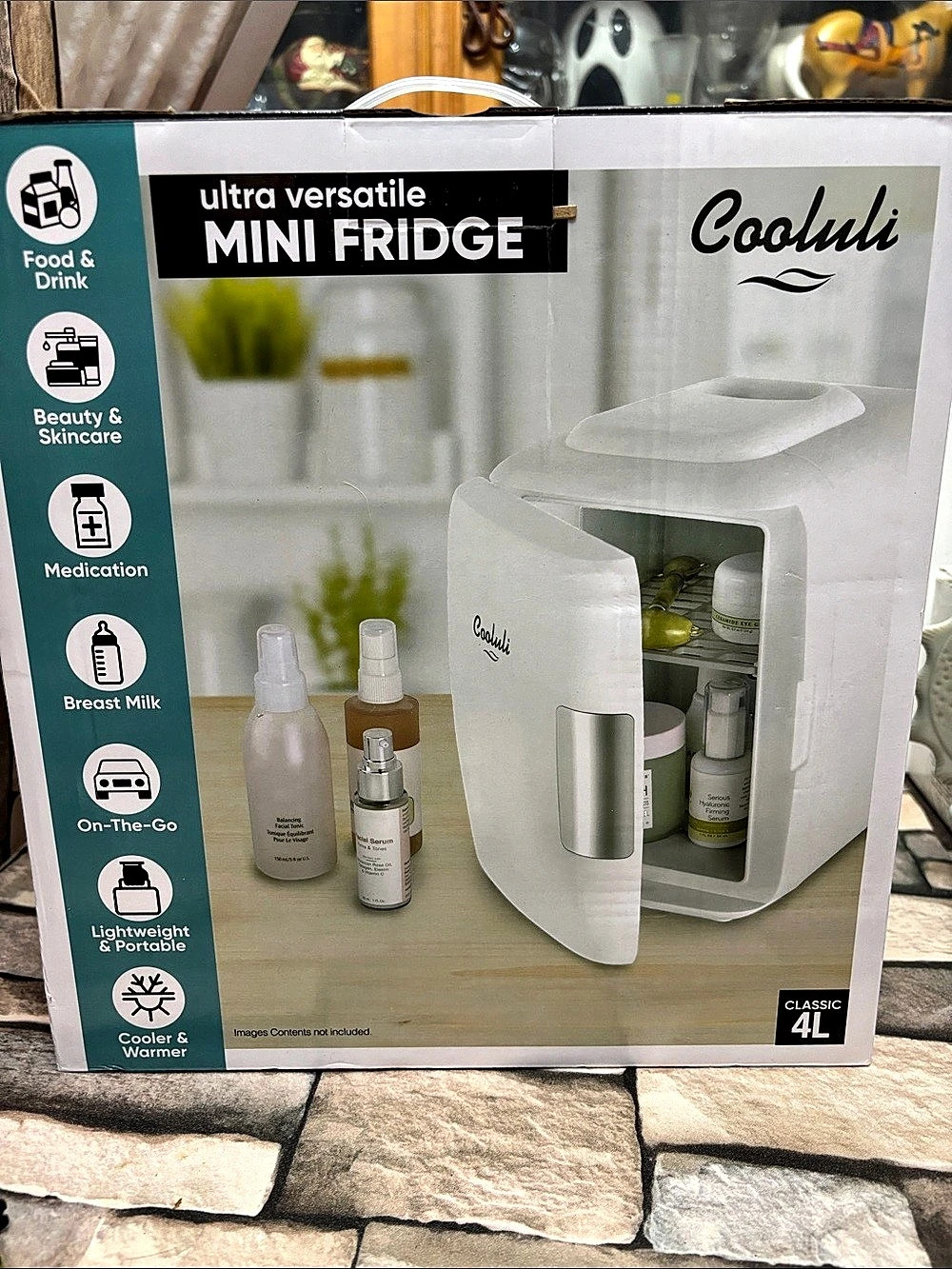 Cooluli Mini Fridge White NWT